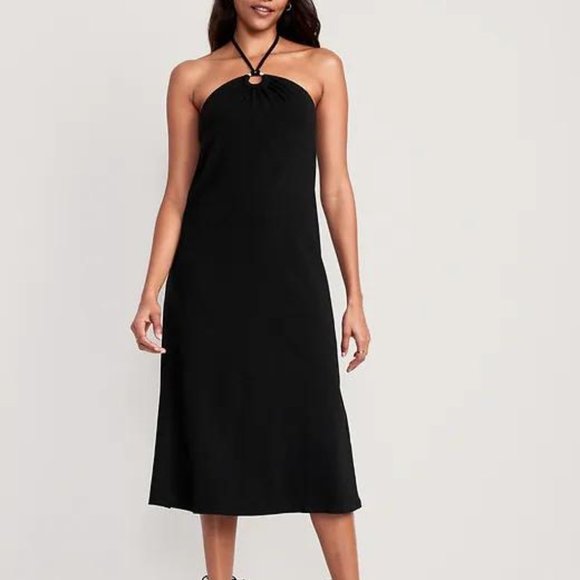 Old Navy Dresses & Skirts - NWT Old Navy Slub-Knit Halter Midi Shift Dress for Women